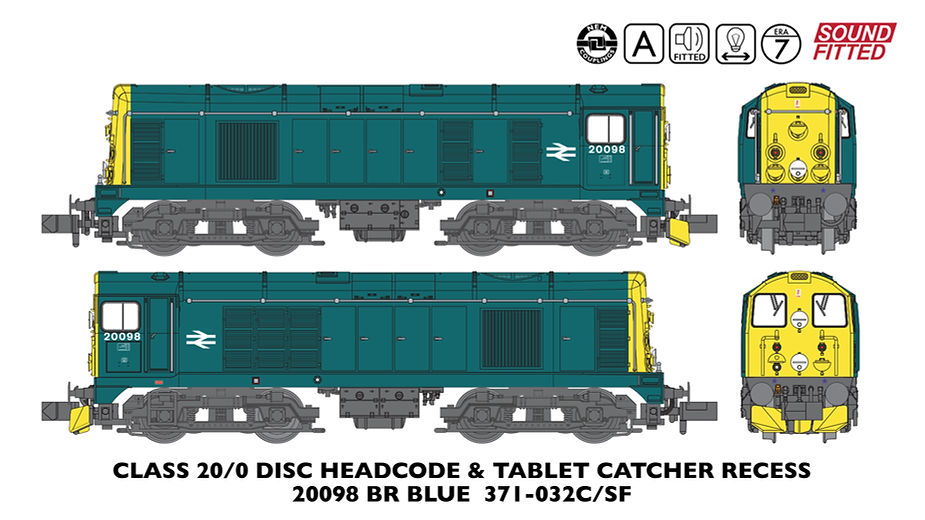 graham farish n gauge class 20
