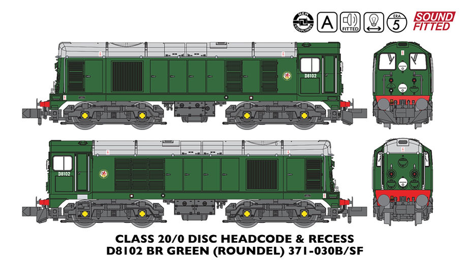 graham farish n gauge class 20